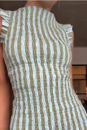 Fashion Half High Collar Vacation Long Dress Casual Sleeveless Draped Bohemian Dress Elegant Hight Waist Slim Swing Party Dress