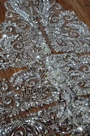 Luminous diamond sequins cathedral 3 meters wide veil bridal wedding accessories real with hair comb luxury veil custommade veil